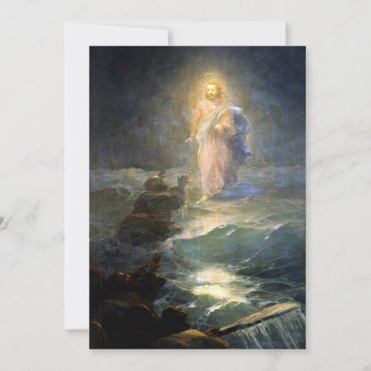 Carte Aivazovsky - Marcher sur l'eau (Devant)