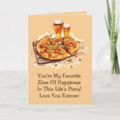 Carte Ajouter 2 Photo, Valentines de Bonheur de la tranc (Devant)