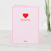 Carte Ajouter 3 Photos, Rose Meilleure Grand-Mère, Poème (Dos)