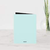 Carte Ajouter des amoureux de fleurs de texte (Dos)