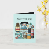 Carte Ajouter des amoureux de fleurs de texte (Fleur jaune)