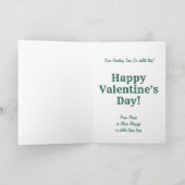 Carte Ajouter des noms, Green Steam Train Engine Valenti (Intérieur)