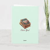 Carte Ajouter des noms, Livre bien écrit Jour des Valent (Dos)