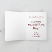 Carte Ajouter des noms, Valentines du moteur de train à  (Intérieur)