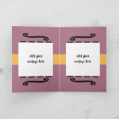 Carte Ajouter le nom de l'année photo jalon anniversaire (Intérieur)