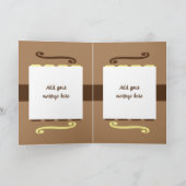 Carte Ajouter le nom de l'année photo jalon anniversaire (Intérieur)