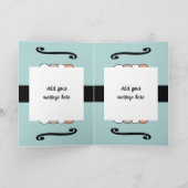 Carte Ajouter le nom de l'année photo jalon d'anniversai (Intérieur)