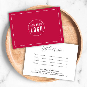 Carte Ajouter Logo Calligraphie Personnalisé Couleur Cer