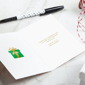 Carte Ajouter Logo Green Gold Fireworks Black Group Anni