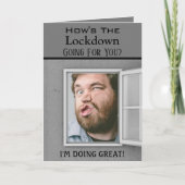 Carte Ajouter Photo Coronavirus Lockdown (Devant)