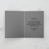 Carte Ajouter Photo Coronavirus Lockdown (Intérieur)