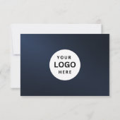 Carte Ajouter un certificat cadeau commercial modifiable (Dos)