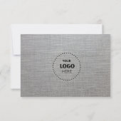 Carte Ajouter un certificat cadeau commercial modifiable (Dos)