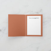 Carte Ajouter un message à l'écureuil (Intérieur)