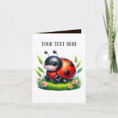 Carte Ajouter un message aux amateurs de coccinelle (Devant)