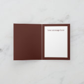 Carte Ajouter un message d'amour mignon (Intérieur)