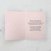 Carte Ajouter un nom, 1er anniversaire avec des bogues e (Intérieur)