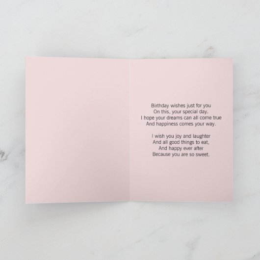 Carte Ajouter un nom, 4e anniversaire avec des insectes  (Intérieur)