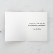 Carte Ajouter un nom Birthday Unicorn (Intérieur)