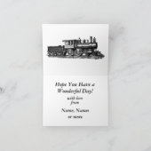 Carte Ajouter un nom Personnaliser la grande Fête des pè (Intérieur)