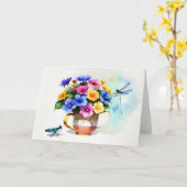 Carte Ajouter une coupe de fleurs (Fleur jaune)