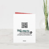 Carte AJOUTER VOS PHOTOS Jour le plus doux Kissing Cheru (Dos)