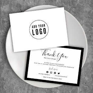 Carte Ajouter votre logo et votre Merci de couleur modif
