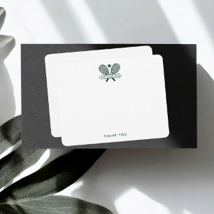 Carte Ajouter Votre Nom Club Tennis Sports Office Merci