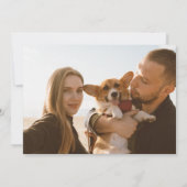 Carte AJOUTER VOTRE PHOTO | Noël moderne du milieu du si (Dos)