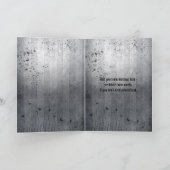 Carte Ajouter votre photo noir cadre gothique (Intérieur)