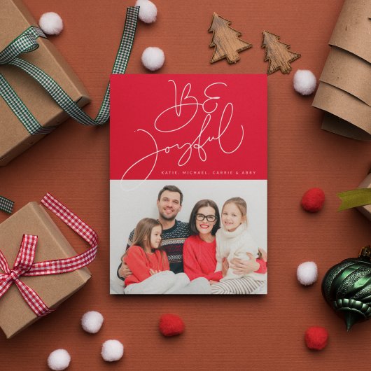 Carte AJOUTER VOTRE PHOTO | Soyez Joyeux