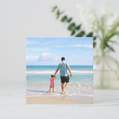 Carte Ajouter votre propre photo et/ou texte (Debout devant)