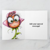 Carte Ajoutez votre message spécial  (Intérieur)