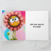Carte Ajoutez votre message spécial (Intérieur)