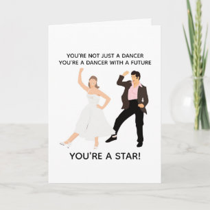 Carte AJOUTEZ VOTRE PROPRE TEXTE dancing birthday