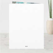 Carte Akita d'Halloween avec citrouilles effrayant (Dos)