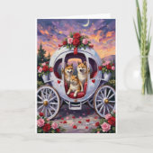 Carte Akita Dog Valentine's Day (Devant)