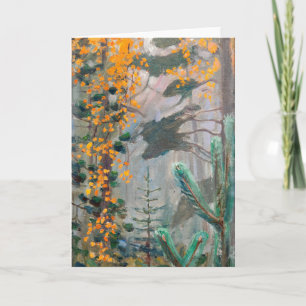 Carte Akseli Gallen-Kallela - Forêt d'automne