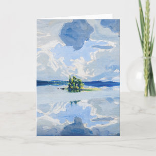 Carte Akseli Gallen-Kallela - Nuages au-dessus d'un lac