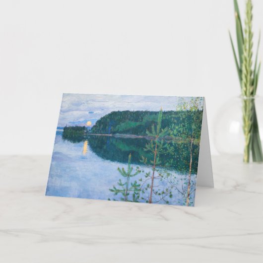 Carte Akseli Gallen-Kallela - Nuit du printemps (Devant)