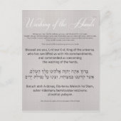 Carte Al Netilas Yadayim (Devant)