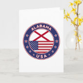 Carte Alabama (Fleur jaune)