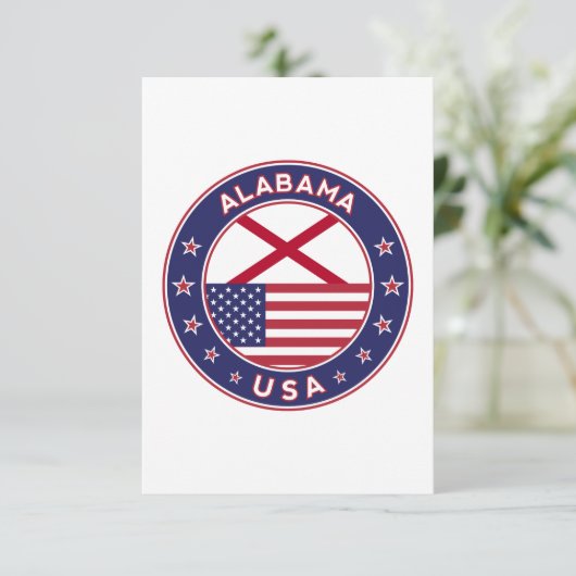 Carte Alabama (Debout devant)