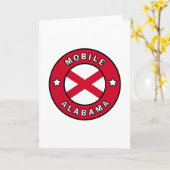 Carte Alabama mobile (Fleur jaune)