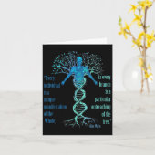 Carte Alan Watts Meilleures Citations Philosophiques Arb (Fleur jaune)