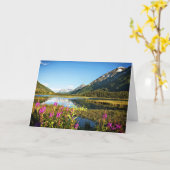 Carte Alaska pittoresque, (Fleur jaune)