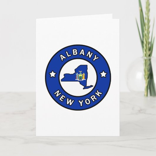 Carte Albany New York (Devant)