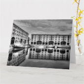 Carte Albert Dock Liverpool Réflexions (Fleur jaune)