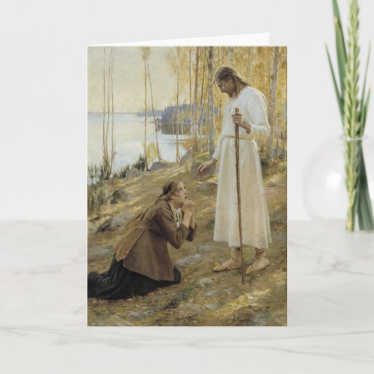 Carte Albert Edelfeue - Christ et Mary Magdalene (Devant)