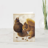 Carte Albrecht Dürer, Deux écureuils _ Art (Devant)